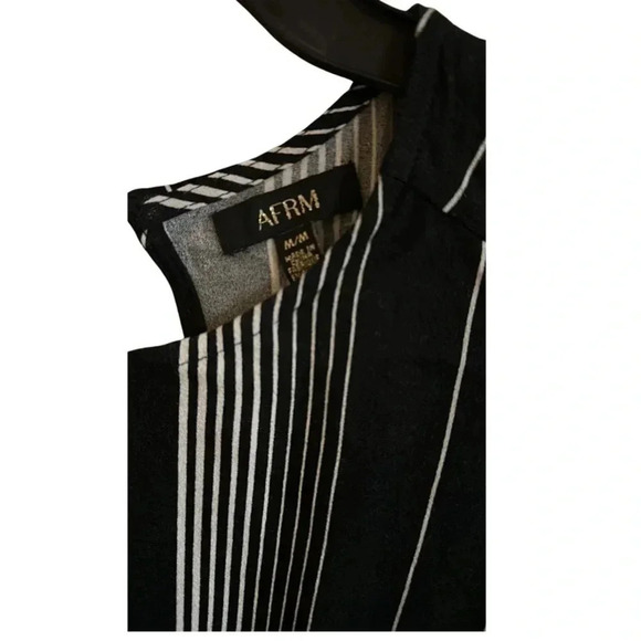 AFRM Lala High Neck Midi Dress Size Medium - Picture 10 of 13